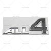 3D Metal ALL4 Logo Door Emblem Badge Sticker Car Stickers for MINI Cooper R61 F60 Countryman Paceman