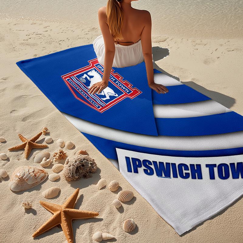 FBPA Football Club Emblem Beach Towel, Quick-drying, Easy to Care for, Use for Both Fitness and Beach Vacations,Sports Essential Fan Gift