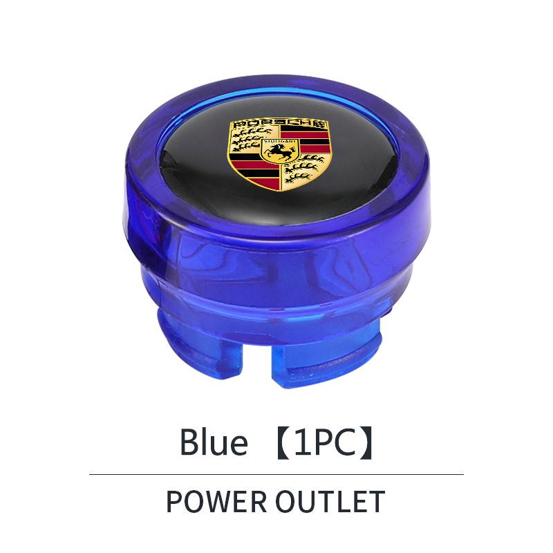 Пластиковая крышка прикуривателя автомобиля ABS, пылезащитная декоративная заглушка для Porsche Cayenne Panamera Macan 911 718 Taycan Boxster Cayman 918
