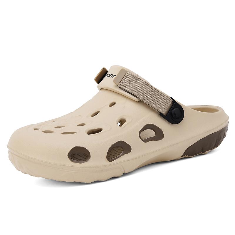 Fashion Men Clogs Slippers Fashion EVA Insole Men Slippers with Arch Support Waterproof Garden Shoes For Men Beach Shoes