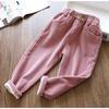 Harem Pants Corduroy Children Outfits Tracksuit Winter Cotton Trousers Kids Outwear Pants Boys Girls Casual Warm Loose Pants