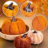 12 Pcs Velvet Foam Pumpkins Simulated Soft Reusable Ultra-light Fall Harvest Thanksgiving Halloween Decoration