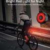 Smart Bike Tail Light: Auto /Off Rear Flashlight Ultra Bright Back Brake Light High Daytime Strobe USB Rechargeable Safety Red Led Taillight Wa