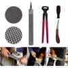 4PCS Horse Farrier Hoof Nipper Trim Shoeing File Rasp Handle Hoof Cutter