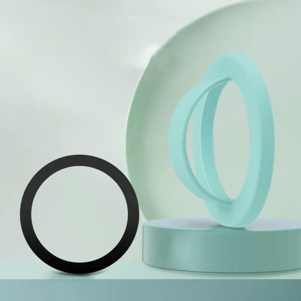 Metal Plate Ring Finger Ring Holder For Magsafe Phone Mount Magnetic Phone Back Grip Universal