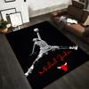 Michael Jordan Jump Pose Rug Design Non-slip rug suitable for living room and bedroom sofas sofas