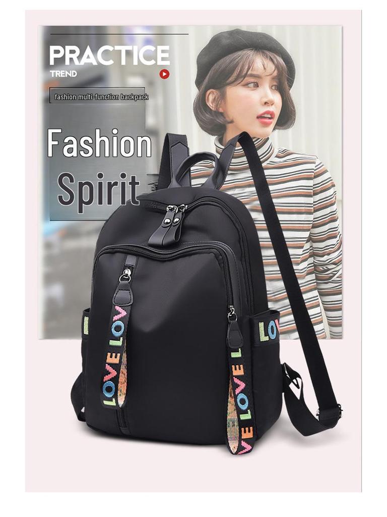 Модный женский прочный рюкзак с фирменным логотипом