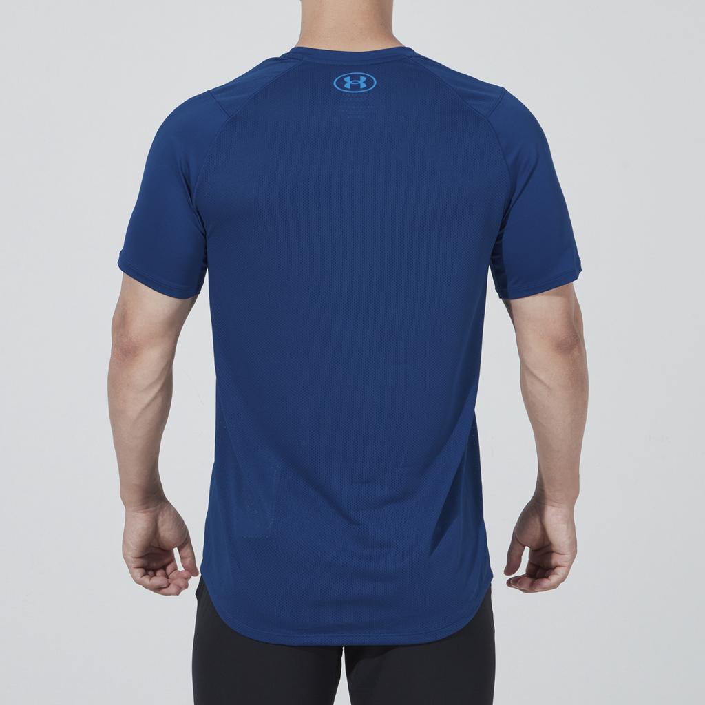 Under Armour Mk-1 Training Круглый вырез с коротким рукавом Футболка Мужская Топы Синий 1356772-581