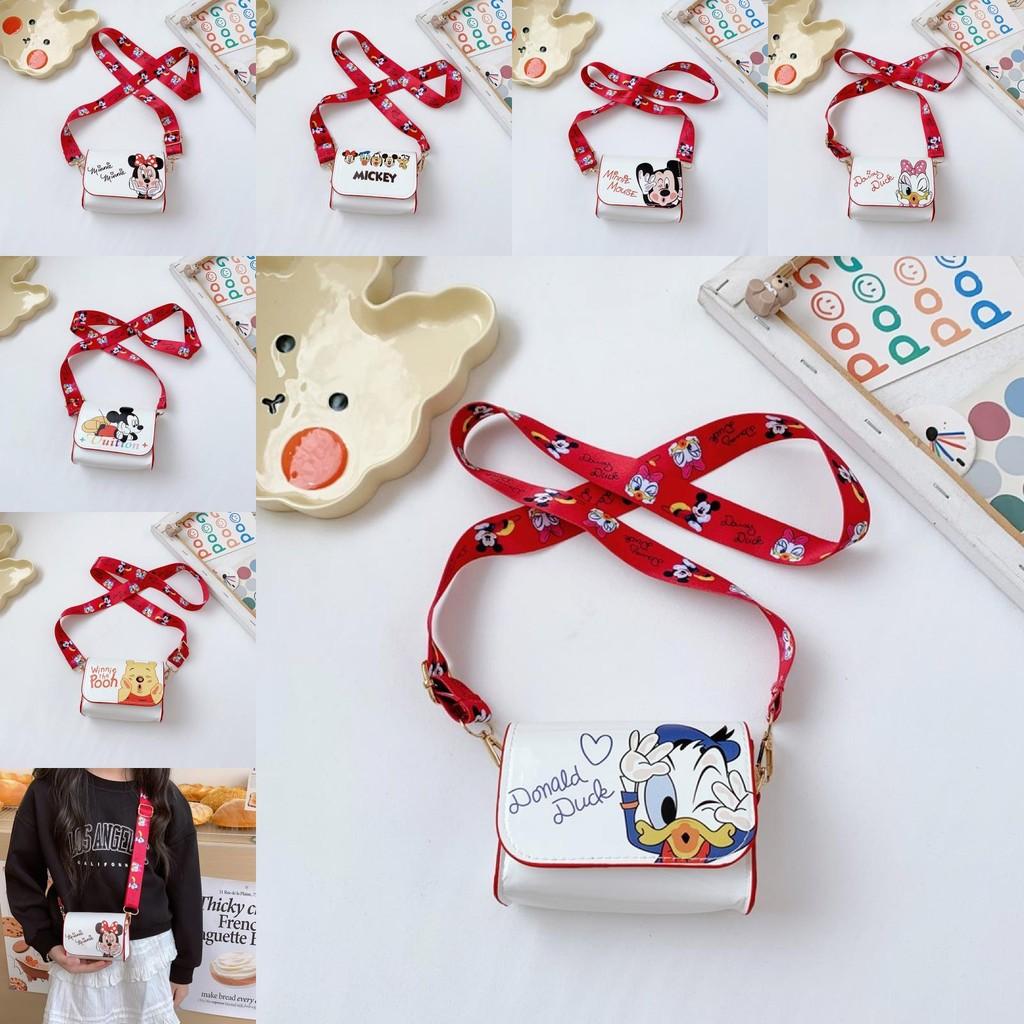 Shoulder Mini Kids Crossbody Bag With Mouse Donald Duck Print Design