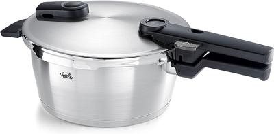 Скороварка Fissler Vitaquick Premium Gas IH, совместимая с 2–3 людьми, скороварка с 2 уровнями настройки давления, изготовлена в Германии, нержавеющая сталь