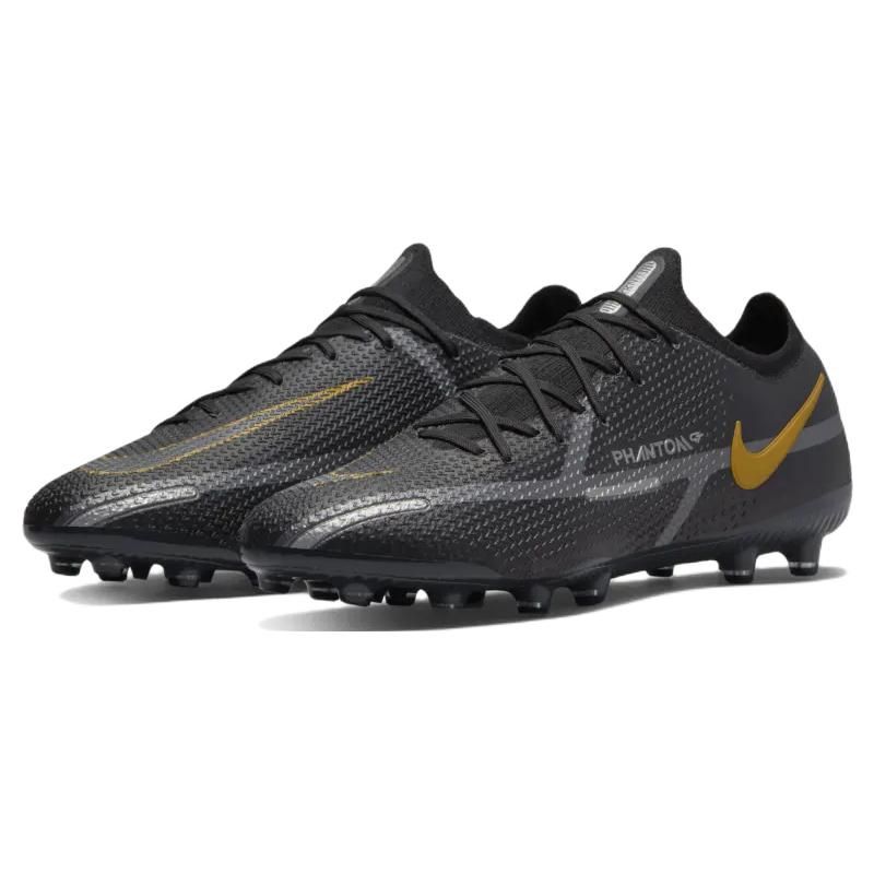 Nike Phantom GT2 Elite FG Черные мужские кроссовки металлик золотого цвета металлик-серебристый металлик-темно-серый CZ9890-007
