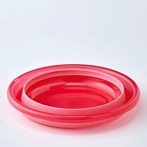 Aimedia Складной таз, Прибл.. 5 л, Таз, Ведро, Складной, Компактный, Экономящий место, Многоцелевой, Для уборки, Для стирки, Для купания, Для замачивания, 31 см