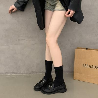 Мода 2025 Женские лоферы на плоской подошве Мягкая подошва Ретро Британский стиль Повседневная обувь с круглым носком Весна Осень Большой размер Удобные