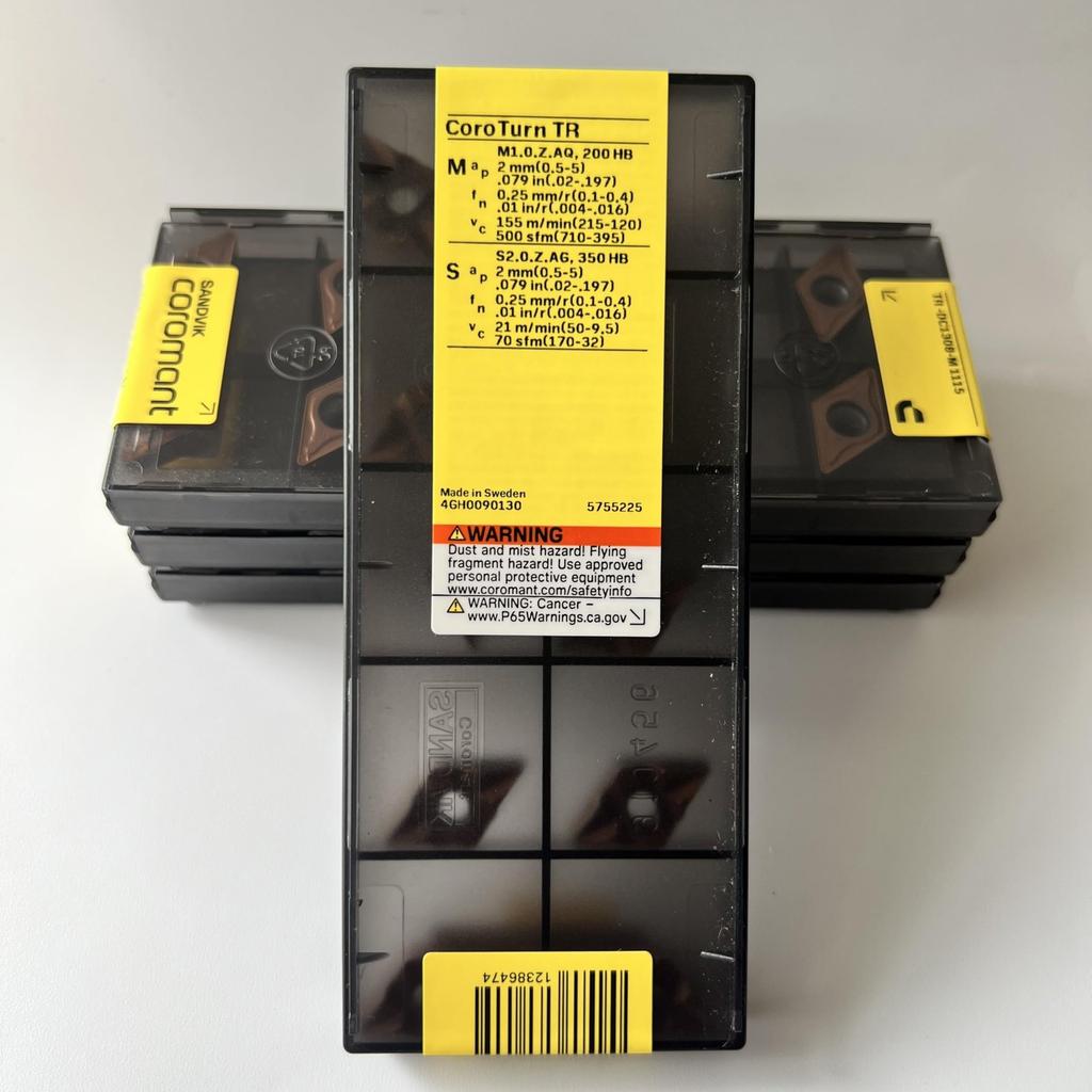 SANDVIK / TR-DC1308-M 1115 / Original Swedish hard alloy blade 10 Pcs