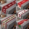 Christmas Table Runner Merry Christmas Decoration for Home Tablecloth Cover Xmas Ornament Navidad Noel Gifts New Year Party 2023