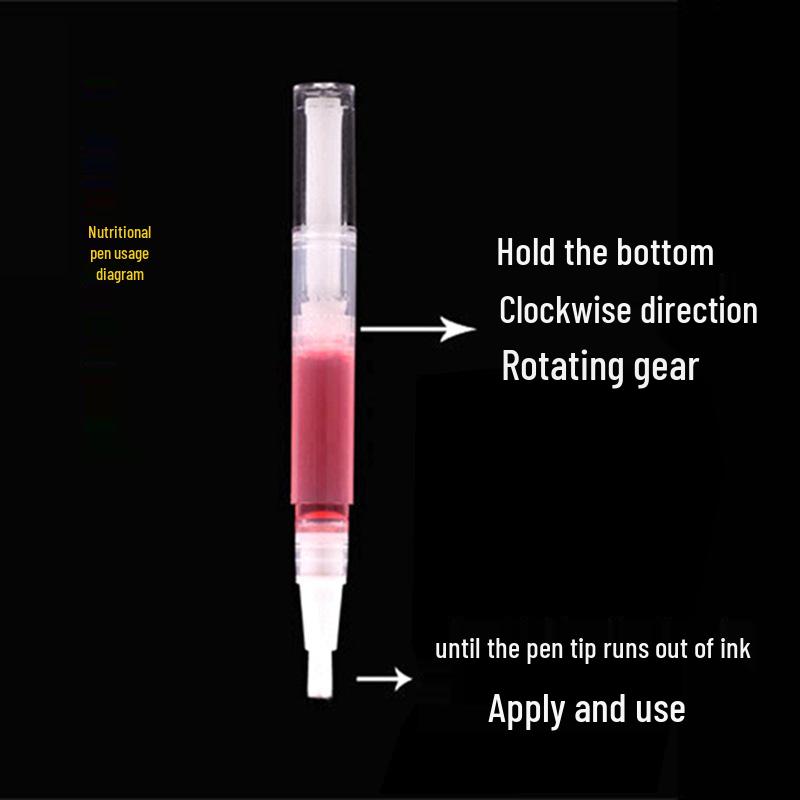 Питательное масло для ногтей и масло от заусенцев - Экологичная ручка-твист для ухода за ногтями от бренда N+