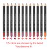 Silky Lipstick Pencil Waterproof Long Lasting Lip Liner Cosmetic