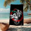 1PC Powerful Demon Anime Beach Towel - Soft,  Absorbent Microfiber, Lightweight, Ideal for The Beach, Parties, Travel, Camping fan gifts