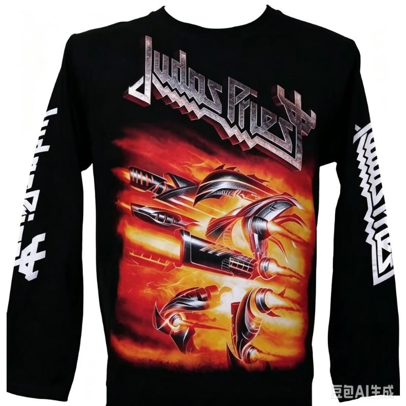 2026 Рок Judas Priest Группа 3D Печать Лонгслив Футболка Мужчины Женщины Мода Хип-хоп Оверсайз Топы Футболки Мужская Одежда харадзюку