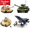 Новый конструктор Sluban M3A3S, модель пехотной бронемашины Abrams, классический военный набор Red Alert, модель времен Второй мировой войны, игрушка-подарок.