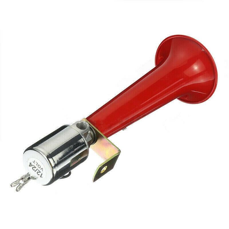 Marine Boat Horn Single Trumpet Air Horn With Compressor Electric Train Horn Whistle 12V/24V Universal For Ship Truck Car 180DB