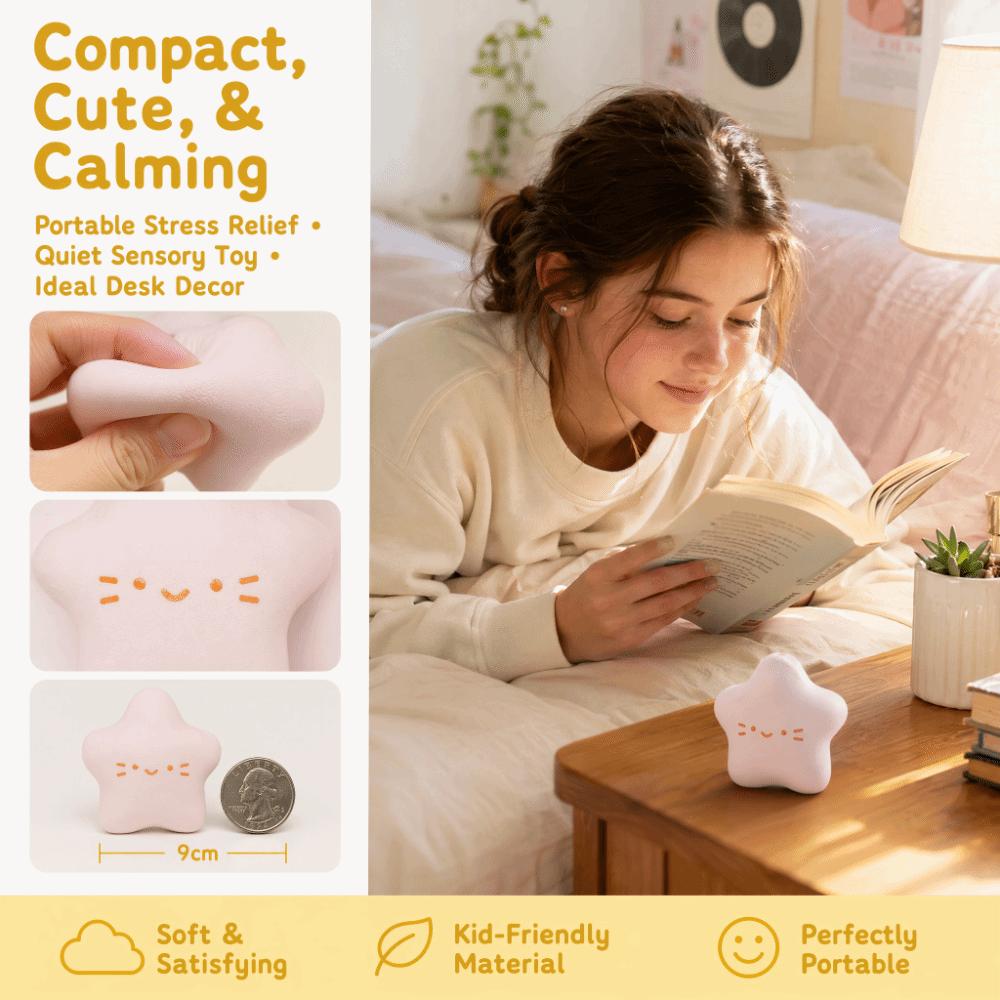 Star Anti-stress Squeeze Simulated Stress Relief Toy Gifts Slow Rising Toy