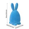 Resin Easter Rabbit Figurine Multicolor Cartoon Buuny Statue Creative Miniature Knickknacks  Gift