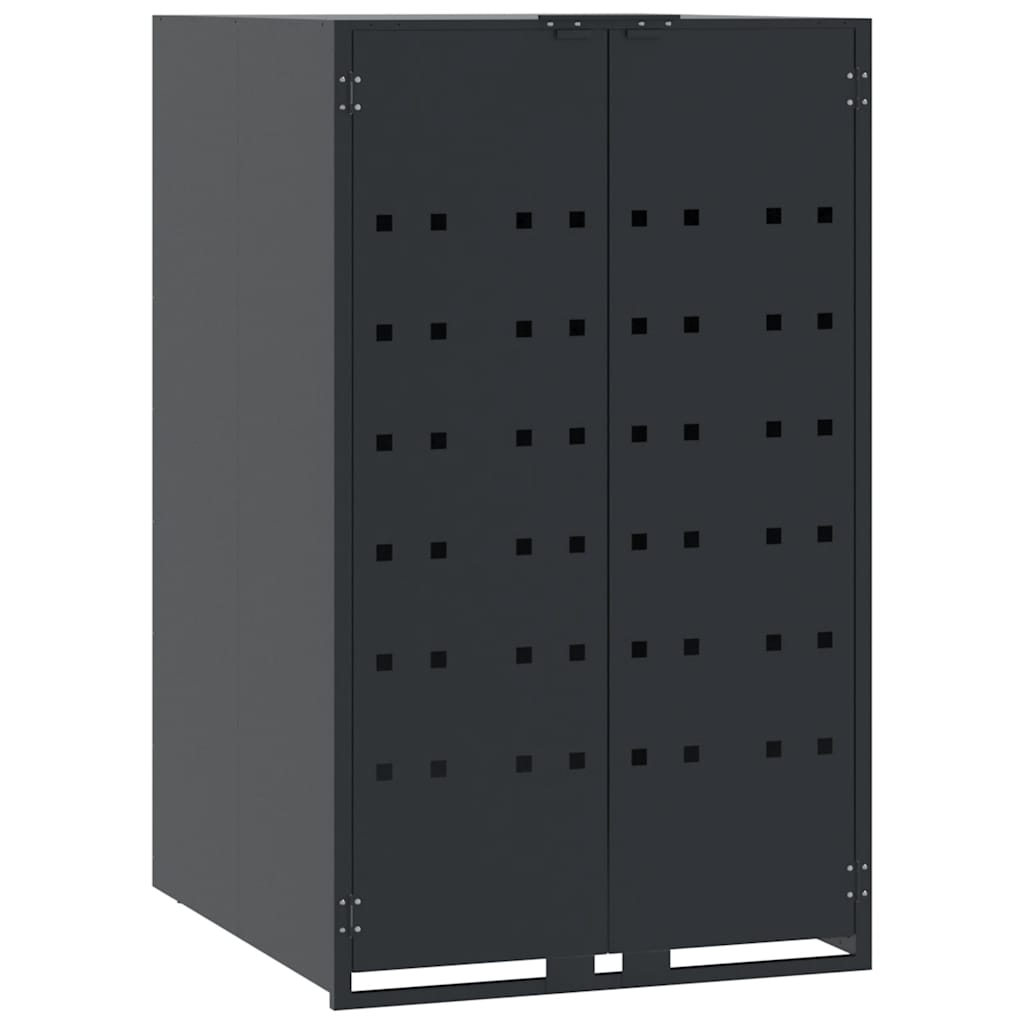 4 Ton Waste Bin Enclosure in Anthracite 276 x 79 x 117 cm Steel