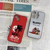 Чехол для телефона B-Buffy The Vampire Slayer для iPhone 17 Air 16 E Pro Max 15 14 13 Mini 12 Pro 11 Max Plus Черный Мягкий