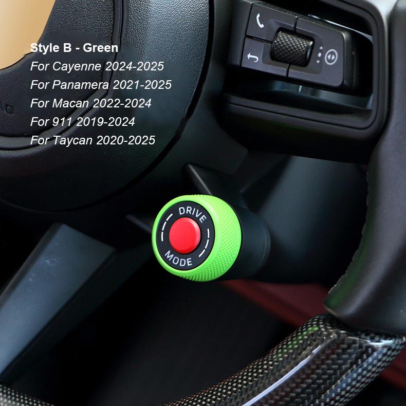 AABKV1 Automobile Steering Wheel SC Ejection Knob Button For Porsche Cayenne Panamera 2017-2025 Macan 911 2017-2024 718 16-23 Taycan