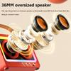 Портативная ретро Bluetooth-колонка TWS Hi-Fi Стерео Саундбар Сабвуфер Беспроводной MP3-плеер с микрофоном Поддержка карт TF USB Воспроизведение