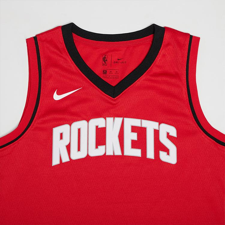 Nike X NBA Collaboration Youth Houston Rockets Printed Quick-Dry Breathable Vest Детские топы Красный 3Z2B7BZ2W-RCK