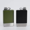 Brand New 304 Food Grade Stainless Steel Paint Outdoor Portable Flat Rectangular Hip Flask Personalized Creative Gift