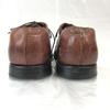 Vintage 80s-90s Allen Edmonds Byron Goodyear Welted Leather Punched Cap Toe Shoes Size 9.5D 27.0-27.5cm Brown(USED)