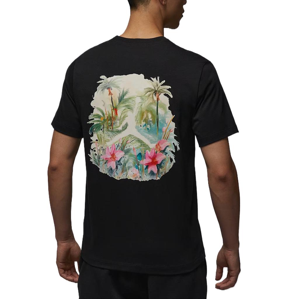 Jordan Comfortable Fashion Versatile Soft Short Sleeve T-Shirt Men Tops Black IB7521-010