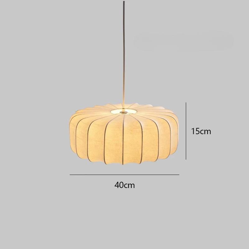 Creative Home Decor Chandeliers for Clothing Store Bar Chinese Retro Silk Led Pendant Lamps Dining Room Table Lighting Luminaire