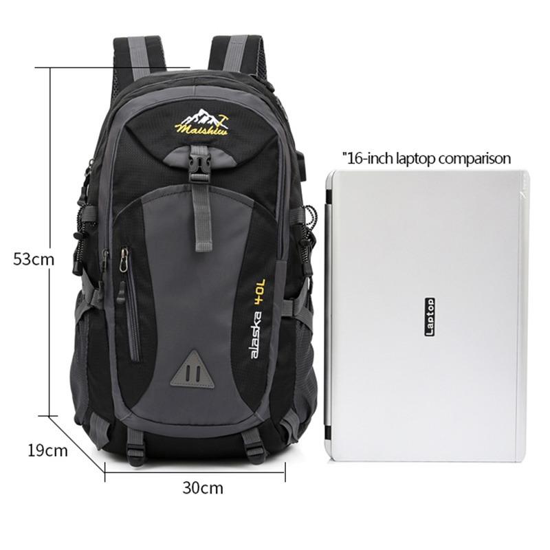 40L Unisex Waterproof Men Backpack Travel Pack Sports Bag Pack Outdoor Hiking Climbing Camping Backpack for Male KTY