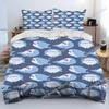 Cute Gawr Gura Hololive Anime Shark Bedding Set Single Twin Double Queen King Cal King Size Bed Linen Set