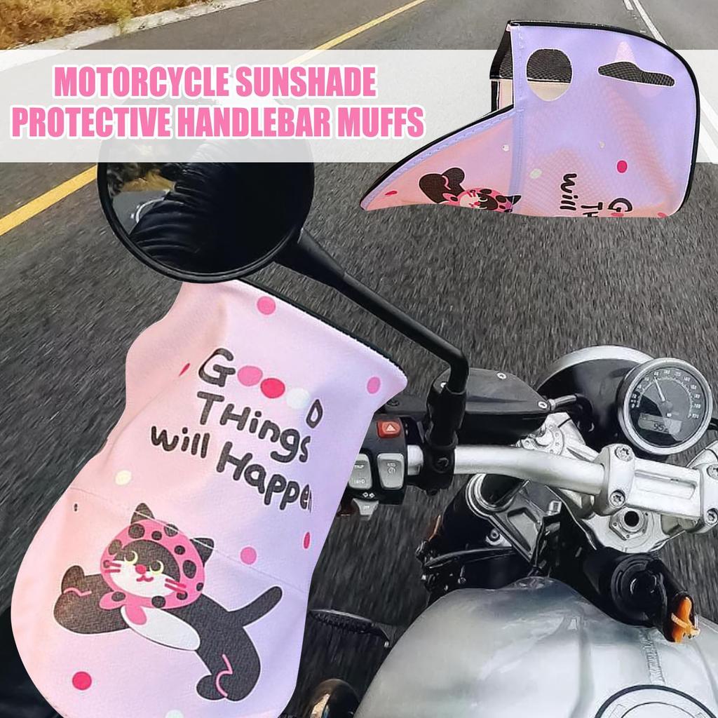 Перчатки на руль велосипеда, мотоциклетные уличные перчатки на руль, уличные мотоциклетные перчатки-варежки для трехколесных велосипедов, мотоциклов, скутеров, для взрослых