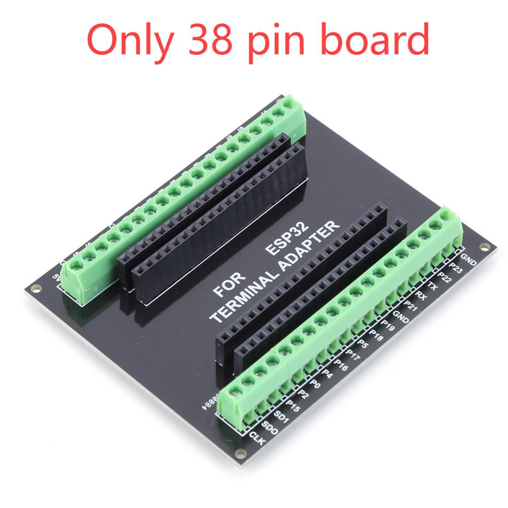 ESP32 38-контактная плата разработки ESP 32 Беспроводной модуль WiFi Bluetooth Сверхнизкое энергопотребление Двухъядерный Breakout-плата для умного дома