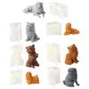 3D Animal Shaped Candle Silicone Mold for DIY Hand-made Candle Ornaments Mould Handicrafts Making Tool Baking Mold