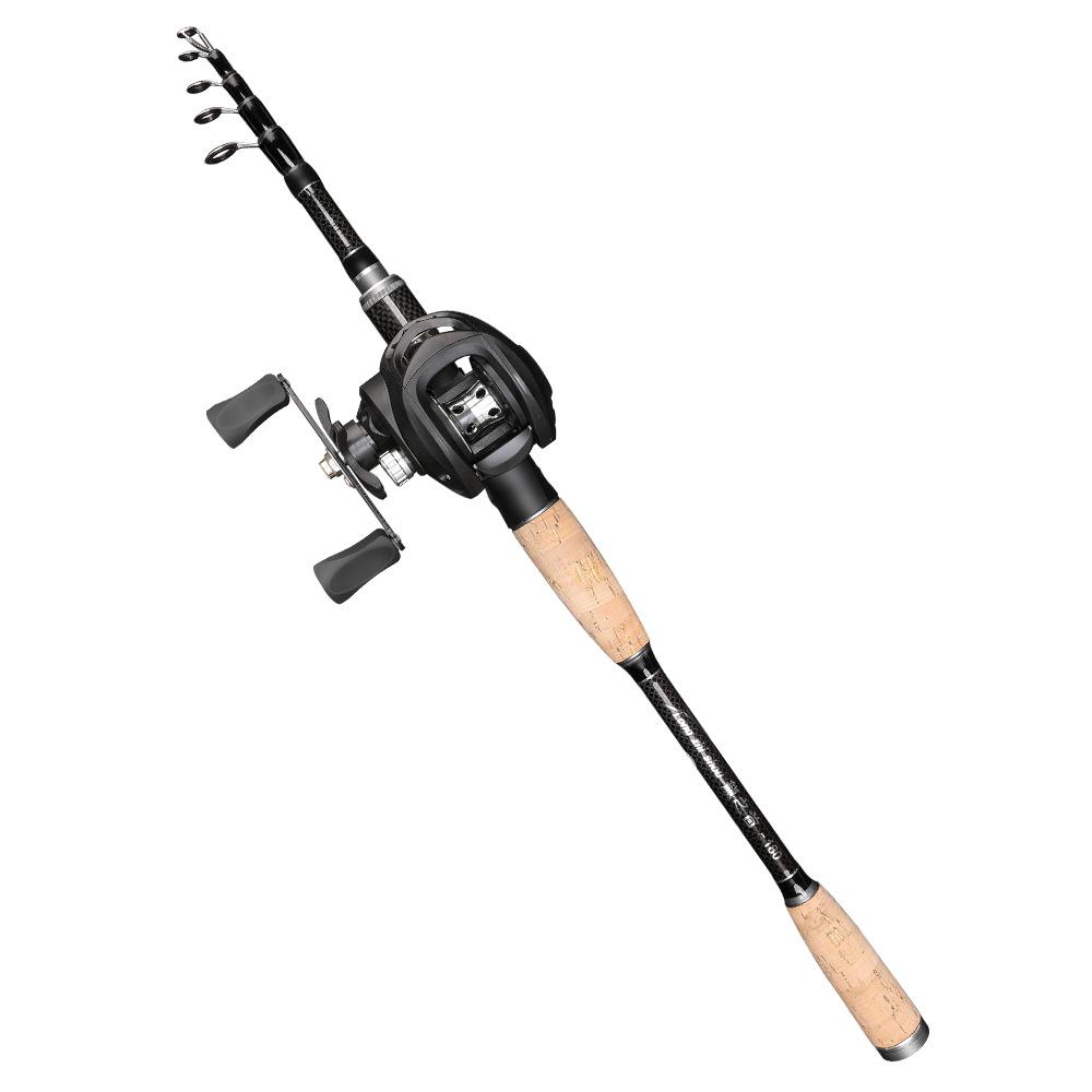 Портативный мини-телескопический спиннинг: Японский и корейский дизайн, Жесткий гладкий поплавок, Короткий кастинговый раздел E18