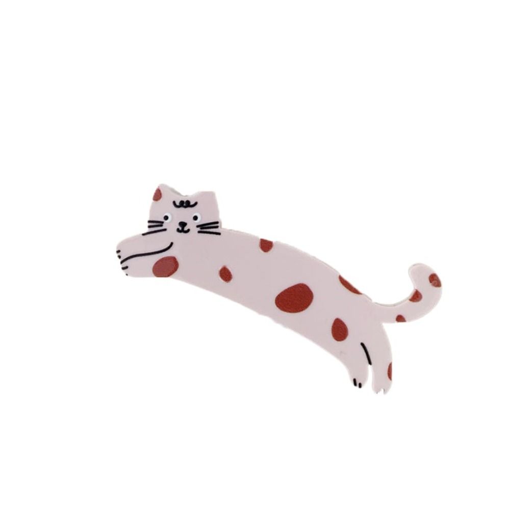 Cartoon Acetic Acid Hair Clip Colorful Cat Duckbill Clip Sweet Cat Hair Clip  Girls