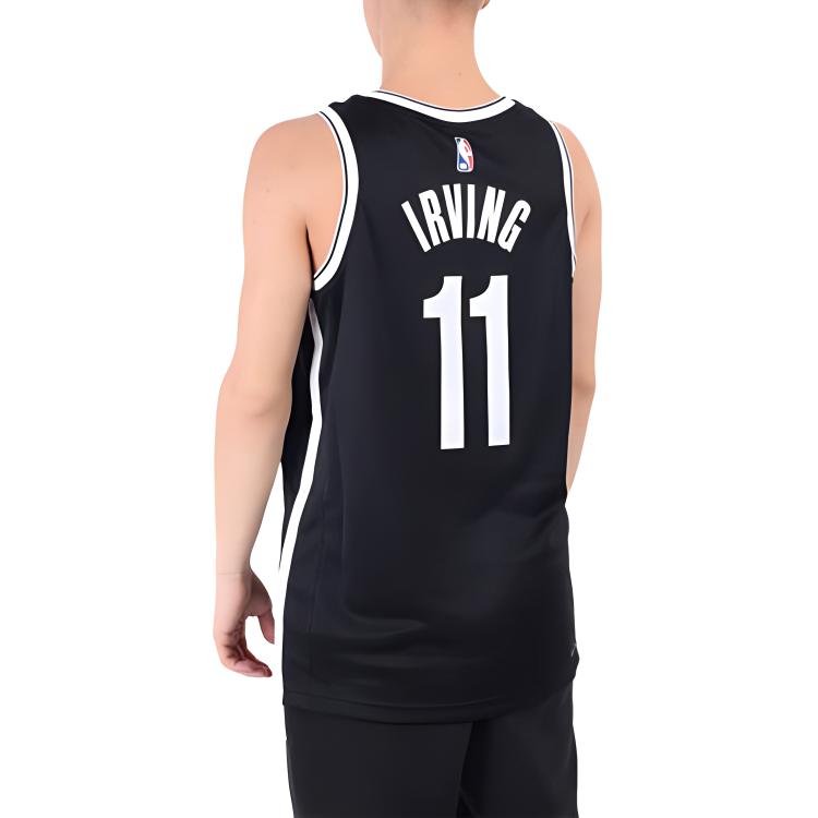 Nike Повседневный спортивный костюм Brooklyn Nets Kyrie 11 Jersey Training Breathable Vest Детский костюм Черный 3Z2B7BZ2P-NYNKI