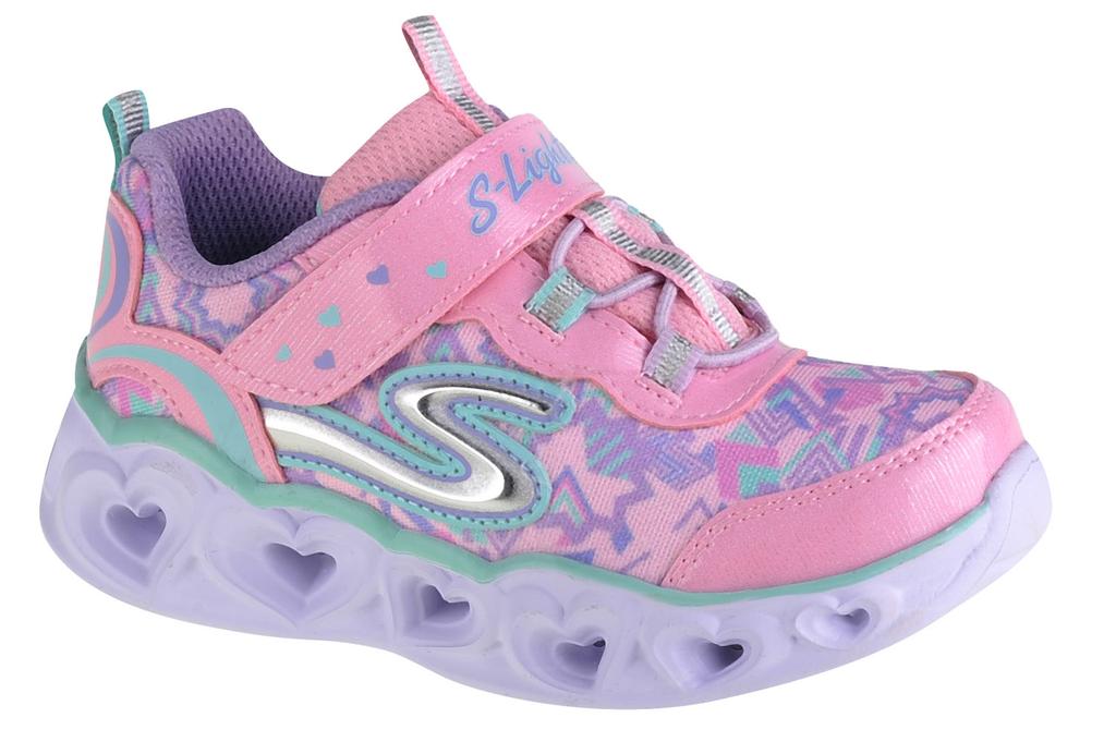 Skechers Heart Lights, for Girl pink Sneakers
