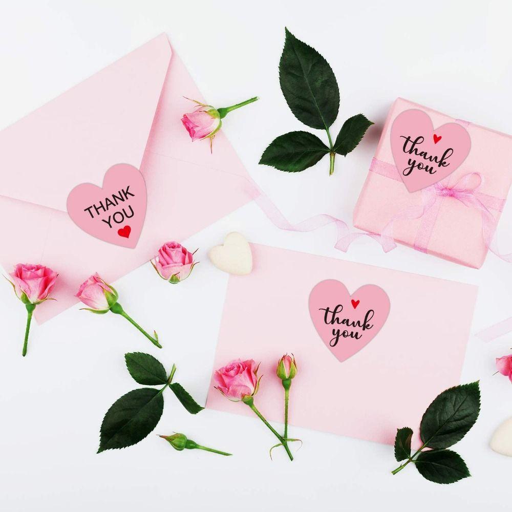 500 шт. Наклейки на День святого Валентина Самоклеящаяся этикетка Декор 1 дюйм Рулон наклеек Пломбы для конвертов