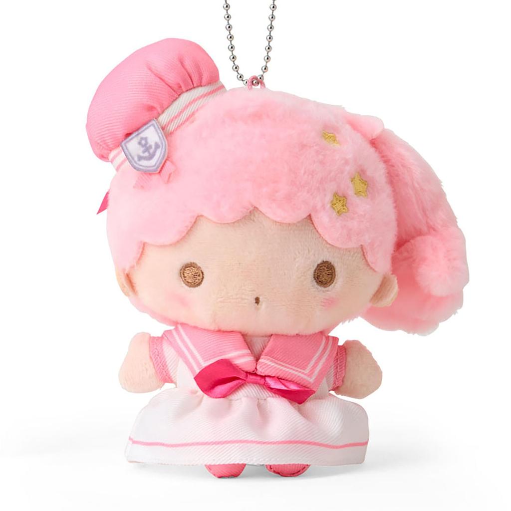 Sanrio Mascot Holder (Sailor Color) Little Twin Stars Kiki and Lala, Polyester and Steel, Ages 6 and Up, 061689