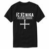IC XC NIKA Крест Православный Христианский Иисус Христос Победитель Футболка 100% Хлопок Круглый Вырез Короткий Рукав Летняя Повседневная Мужская Футболка