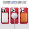 For iPhone 15 Pro Case Anti-fall TPU+PC Phone Cover with Metal Bracket