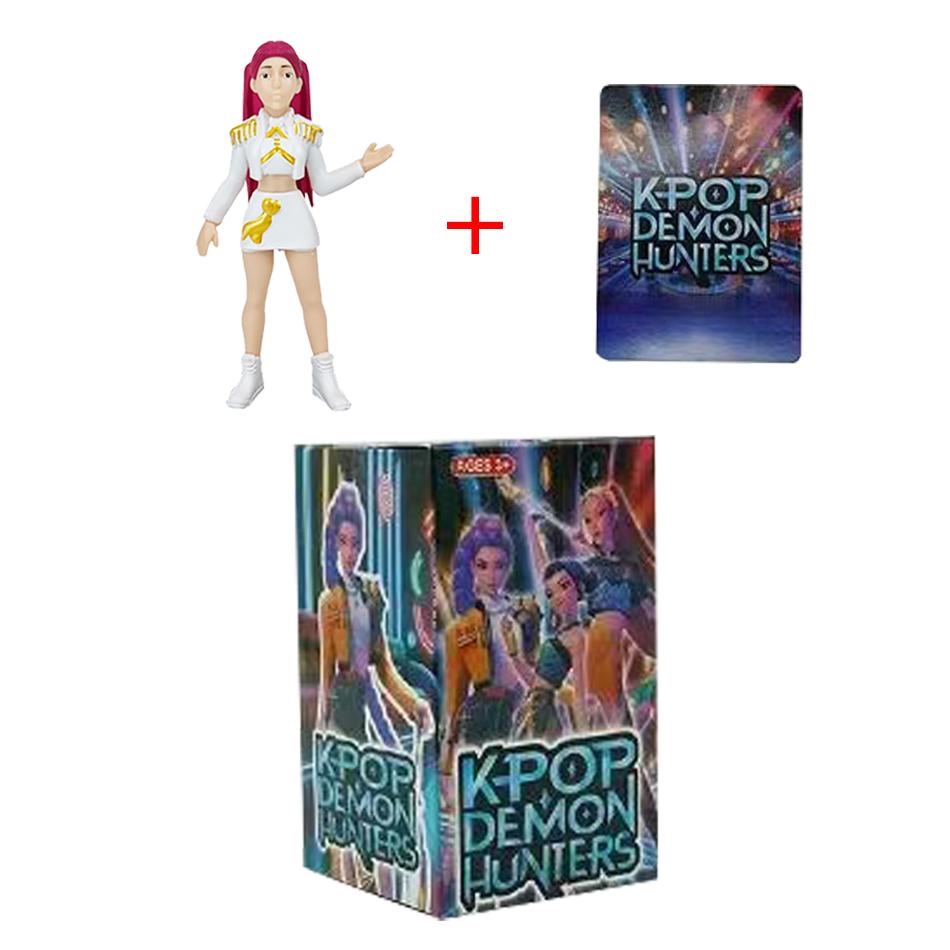 1-12 шт. K-pop Охотники на демонов Фигурка Действия Коробка Игрушка Дерпис Тигр Руми Мира Зои Сусси Фигурка Кукла Для Фанатов Сюрприз Подарок Подвижная Сочлененная Масштаб